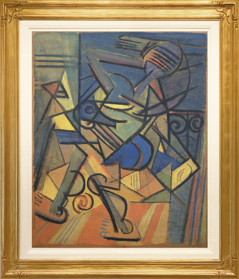 Untitled [Figure on the Balcony]<br>
<i>(Sin T�tulo [Figura Sentada en el Balc�n])</i>  by Wifredo Lam