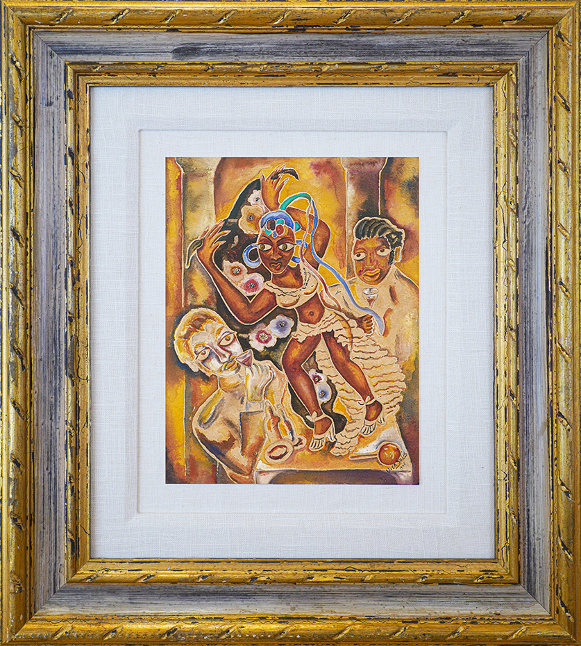 The Rumba Dancer <br>
<i>(La Rumbera)</i>  by Uver Sol�s