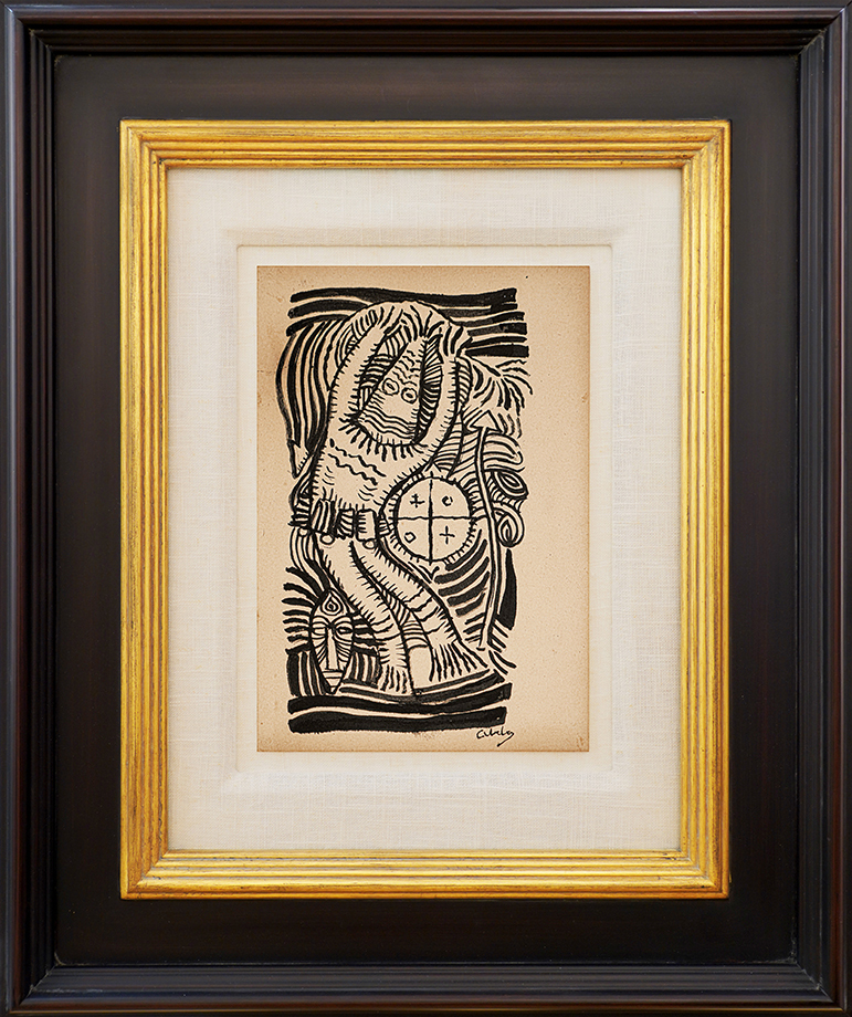 Untitled [Santeria Priest] <br>
<i>(Sin T�tulo [Babalao])</i> by Eduardo Abela