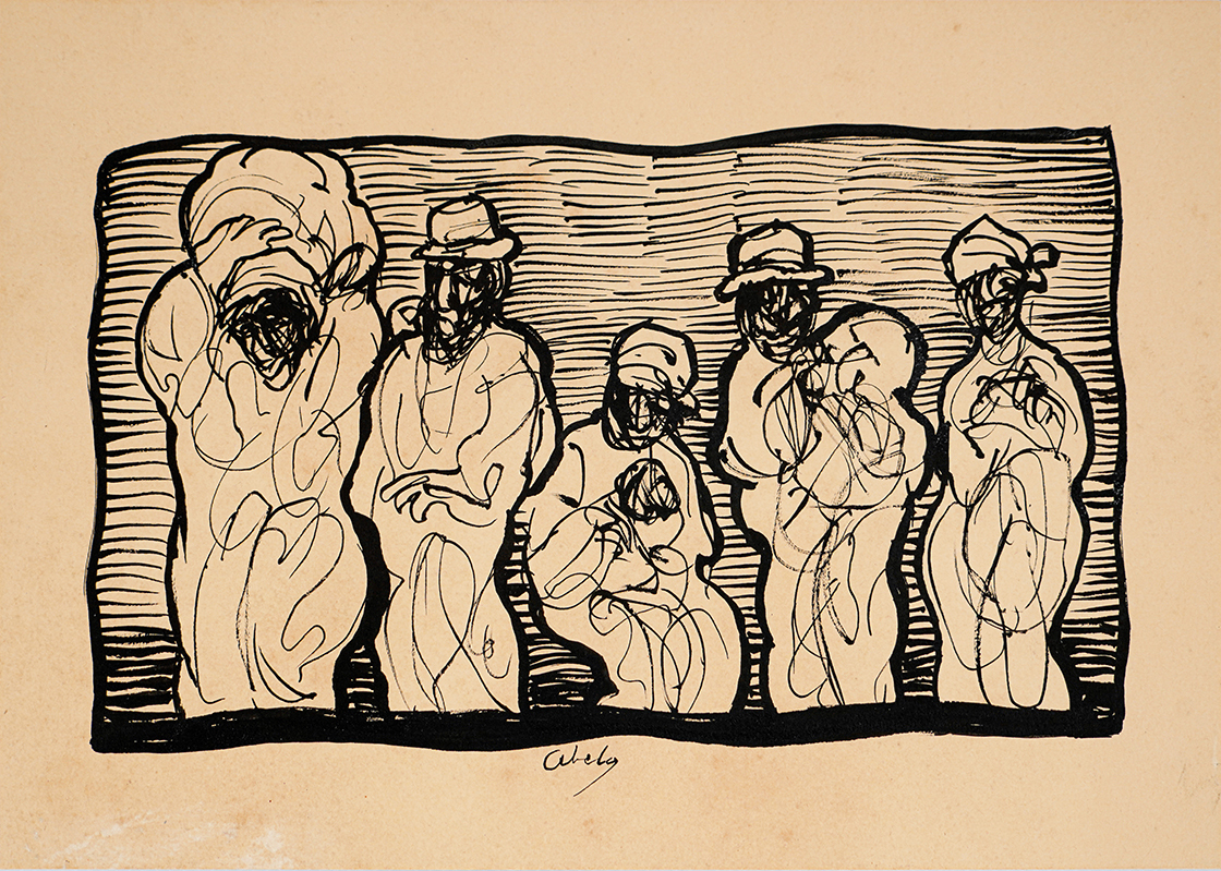 Untitled [Poverty] <br>
<i>(Sin T�tulo [Pobreza])</i> by Eduardo Abela