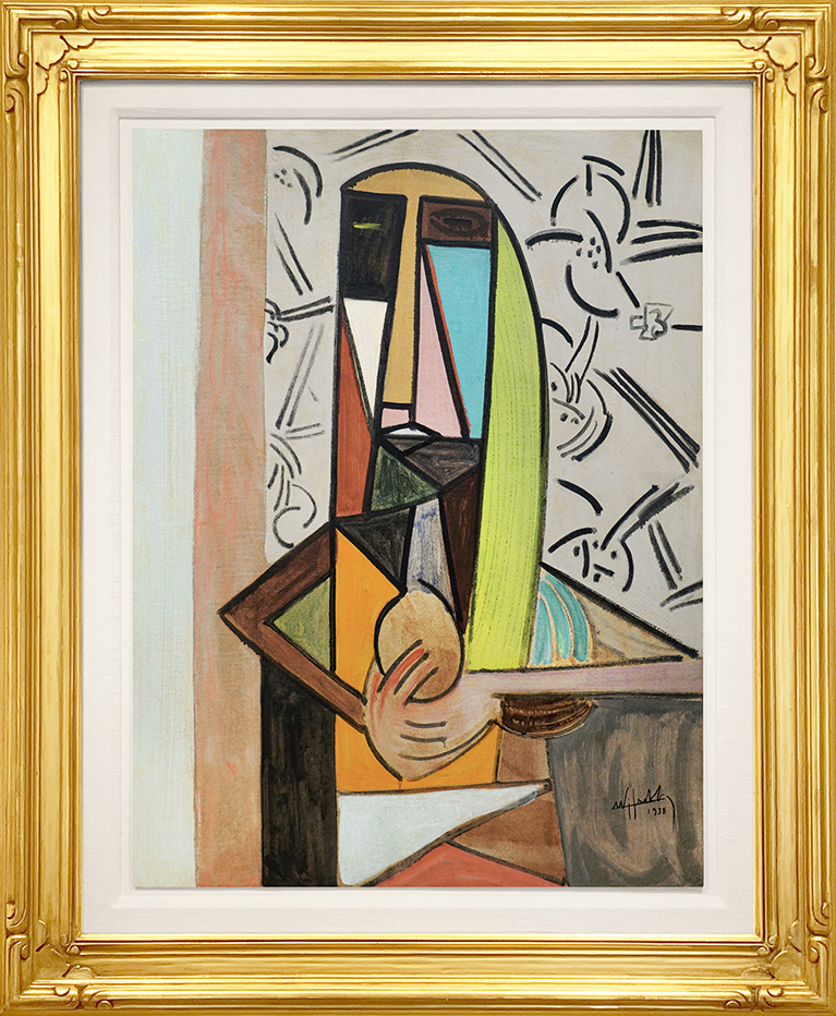 Untitled [Lady with Fruit] <br>
<i>(Sin T�tulo [Dama con Fruta])</i> by Wifredo Lam