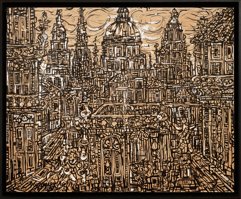 City<br>
<i>(Ciudad)</i> by Ren� Portocarrero