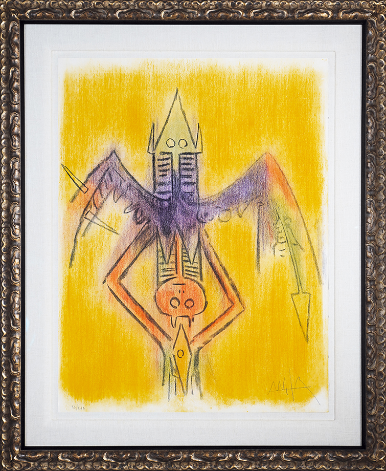 Pleni Luna #33/262, Innocence, <br>
Number 7417 <i>(Innocense)</i> by Wifredo Lam (Lithographs)