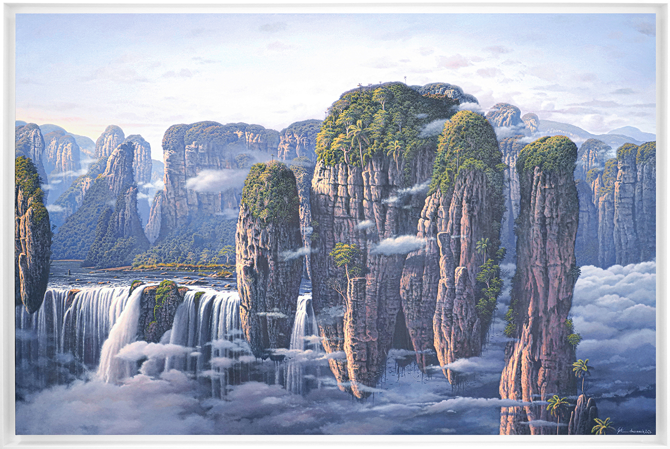 The Floating Valley <br>
<i>(El Valle Flotante)</i> by Giosvany Echevarr�a