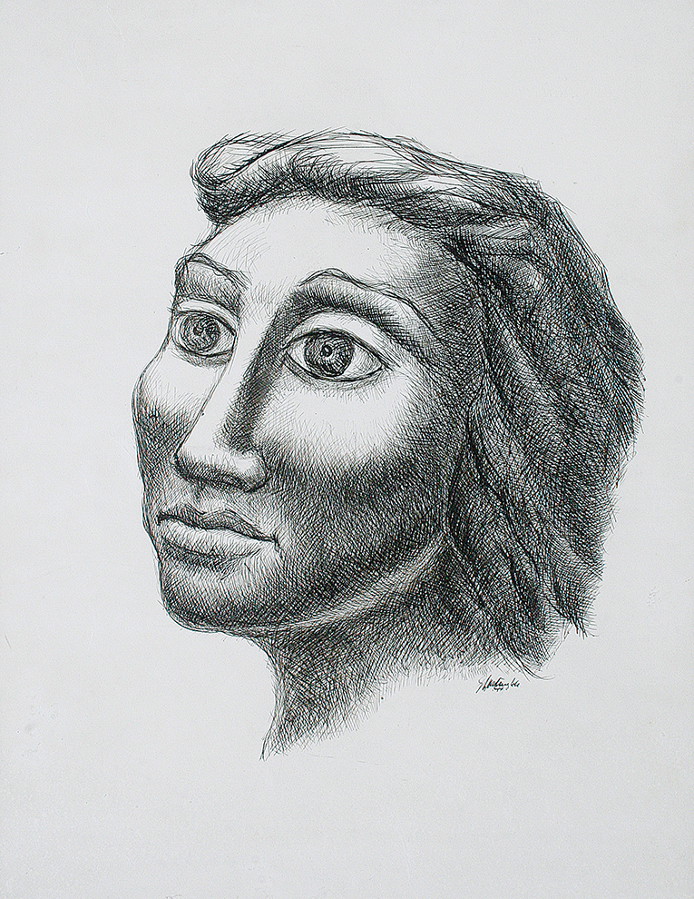 Woman's Face<br>
<i>(Rostro de Mujer)</i> by Luis Martínez Pedro