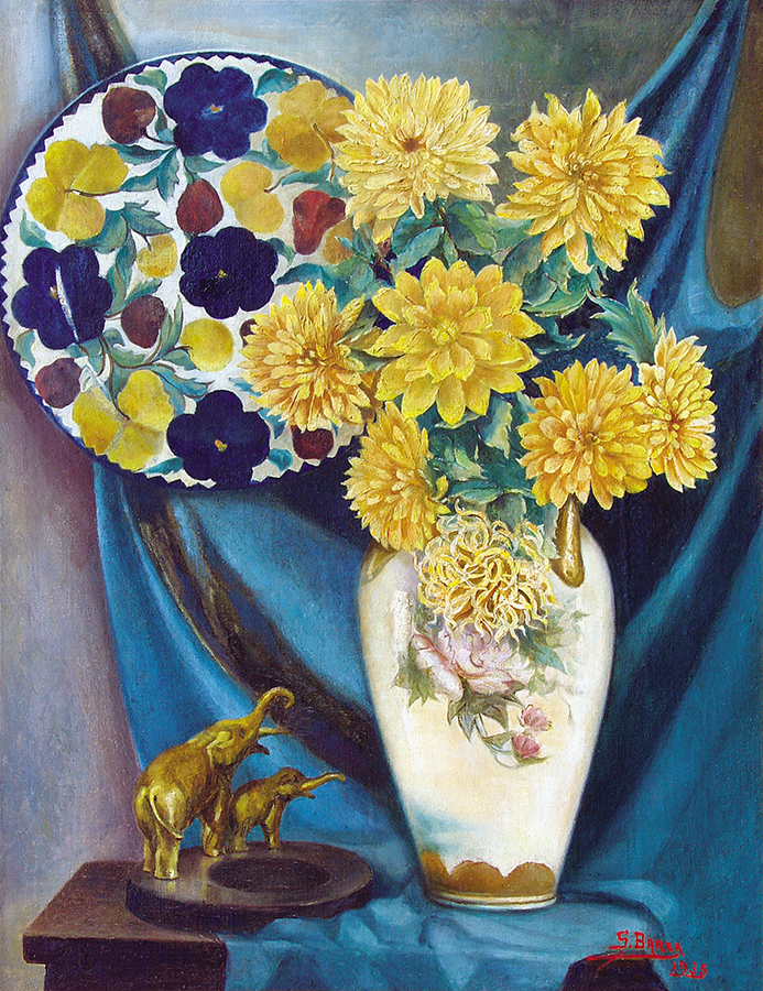 Flower Vase<br>
<i>(Florero)</i> by Gumersindo Barea