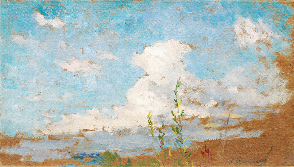 Landscape with Clouds<br>
<i>(Paisaje con Nubes)</i> by Leopoldo Romaach