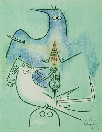 Cuban Art Wifredo Lam (Lithographs) 03009