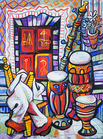 Cuban Art Mario Carre�o 07551