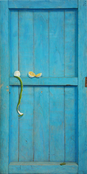Miguel Florido<br> Vivir� en tu Recuerdo</br> (<i>I Will Live in Your Memory</i>), 2006-2012<br> oil on canvas</br> 78 x 39 � inches