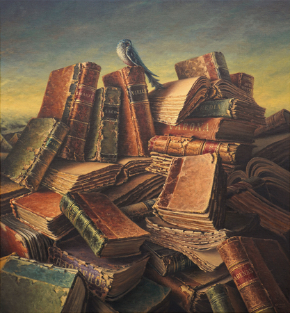 JOEL BESMAR (b. 1968)<br>
Before Night Falls<br>
<i>(Antes que Anochezca),</i> 2018<br>
oil on canvas<br>
55  x 51  inches
