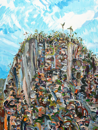 LILIAN GARCIA-ROIG (b. 1966)<br>
Ascension <br>
<i>(Ascensi�n),</i> 2018<br> 
oil on canvas<br>
40 x 30 inches
