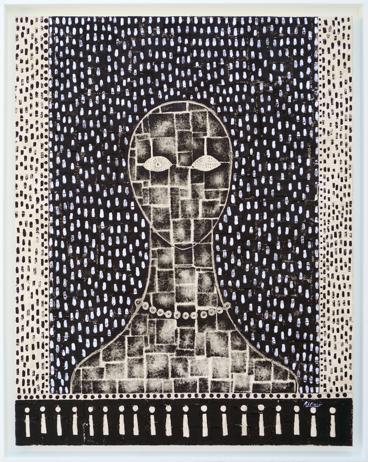 <b>JUAN ROBERTO DIAGO</b> (b. 1971)<br>
Born to Live No.1</br>
<i>(Nacido Para Vivir No.1)</i>, 2020<br>
mixed media on canvas</br>
39 � x 31 � inches [without frame]<br>
42 � x 34 � inches [with frame]</br>
<br><FONT COLOR=red><b>SOLD</b><br/>