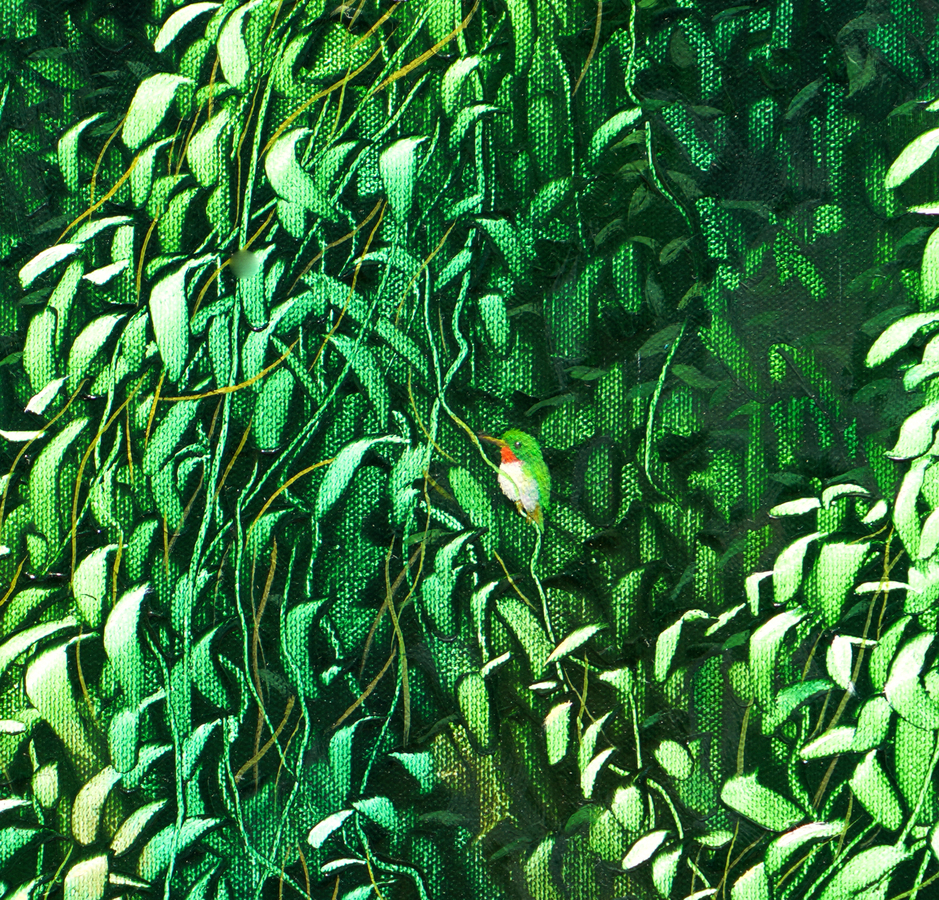 A detail image of Miguel Florido's <i>Endless Passion</i>.<br></br><br></br><br></br>