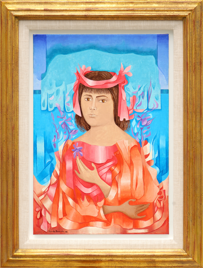 <b>CUNDO BERM�DEZ</b> (1914�2008)<br>
Portrait of Martha</br>
(<i>Retrato de Martha</i>), 1988<br>
oil on canvas</br>
25 x 17 inches [without frame]<br>
35 � x 23 � inches [with frame]</br><br><b>AVAILABLE</b> <i></i></br>
 
