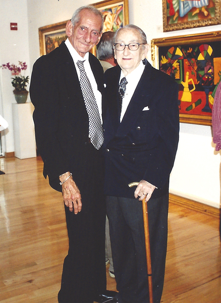 Jos� Mijares and his close friend Cundo Berm�dez. Two champions of Cuban art!