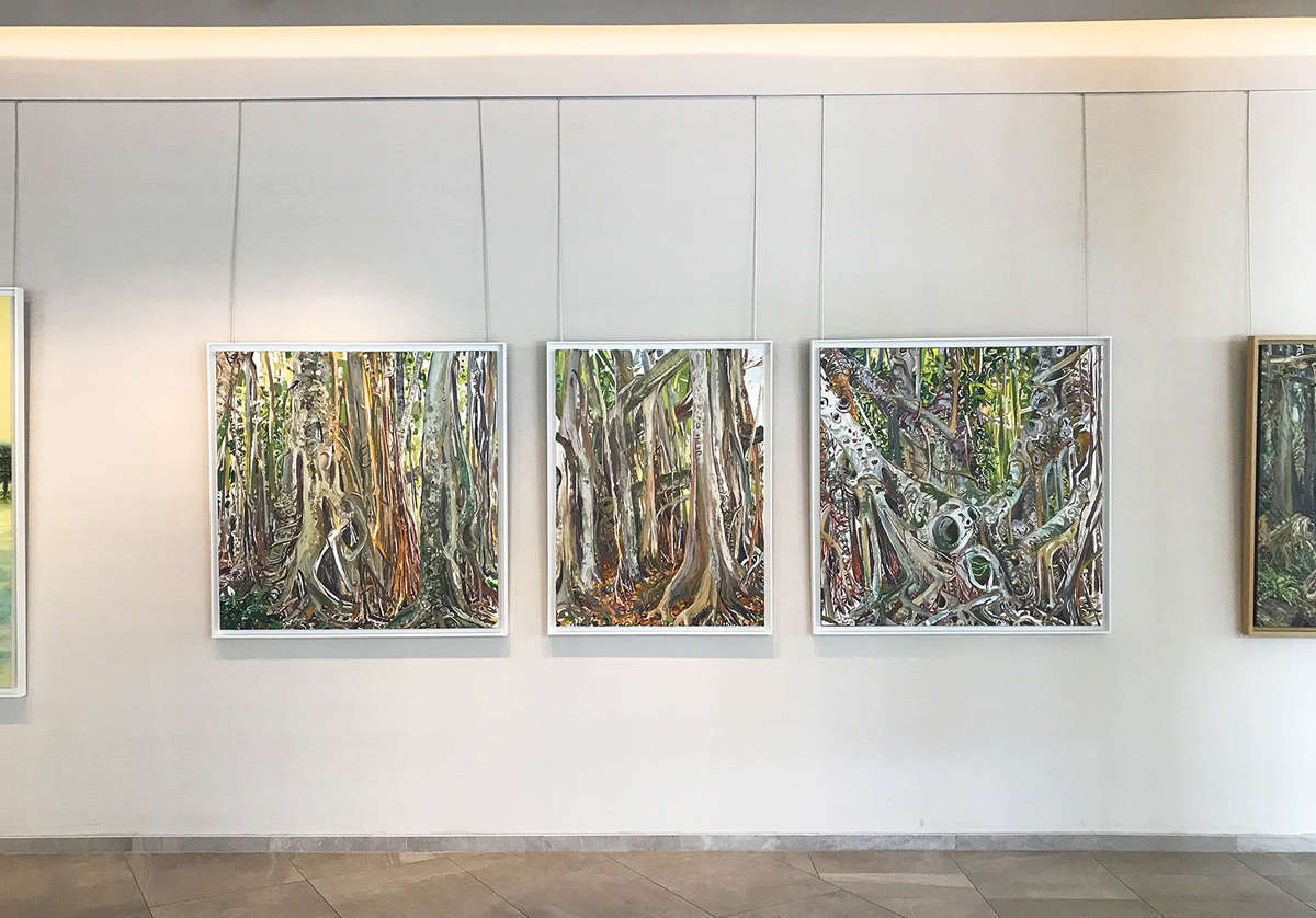 Views of a <i>Banyan Forest</i> by Lilian Garcia-Roig. 