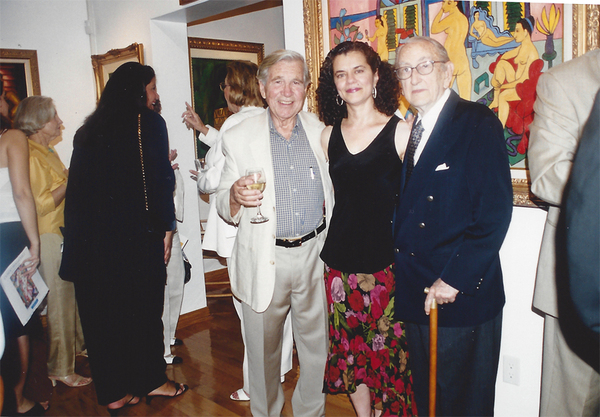 Mario Amiguet, with Nercys Cernuda and Cundo Berm�dez.