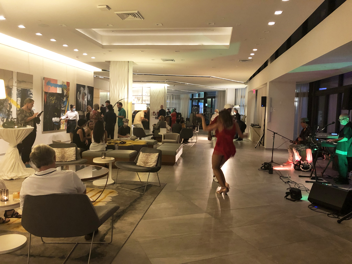 Live music and dance to celebrate the exhibition's opening.