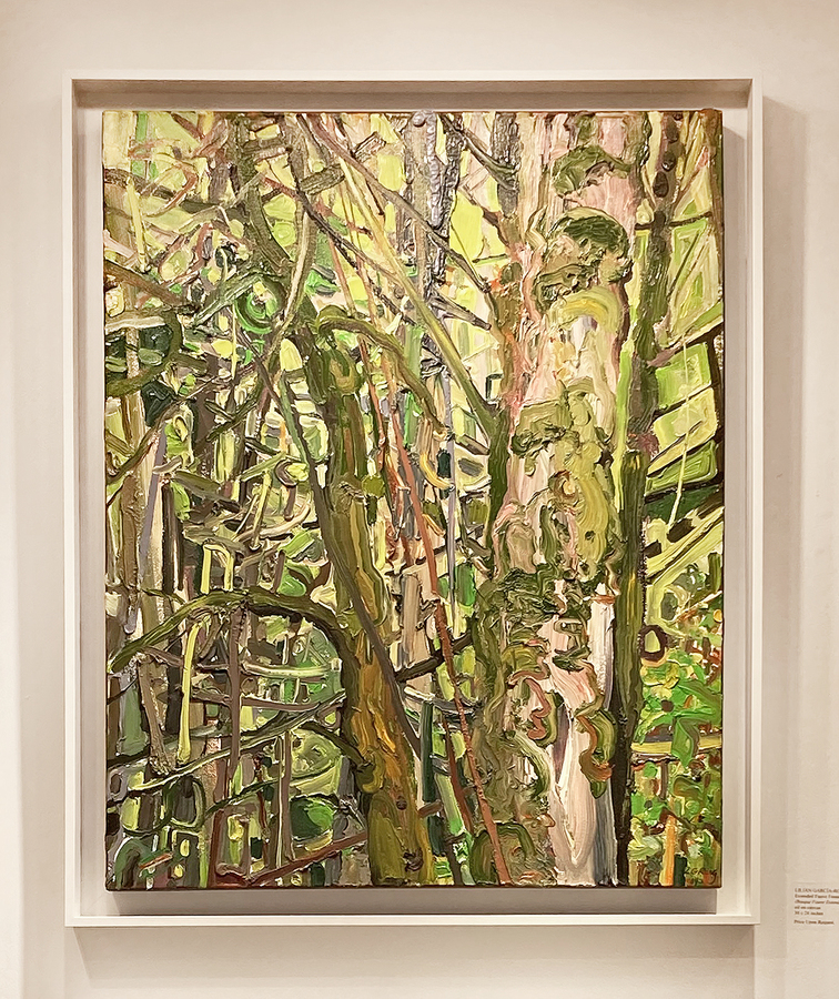 Lilian Garc�a-Roig<br>
Extended Fauve Forest II<br>
(<i>Bosque Fauve Extendido II</i>), 2004<br>
oil on canvas<br>
30 x 24 inches
