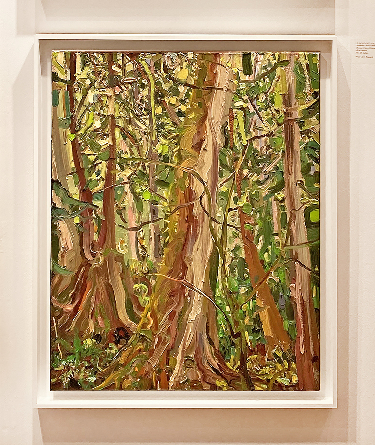 Lilian Garca-Roig<br>
Extended Fauve Forest I<br>
(<i>Bosque Fauve Extendido</i>), 2004<br>
oil on canvas<br>
30 x 24 inches