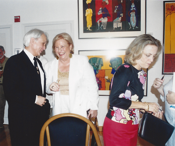 Ramn Cernuda with journalist, Olga Connor and Marijean Miyar. 