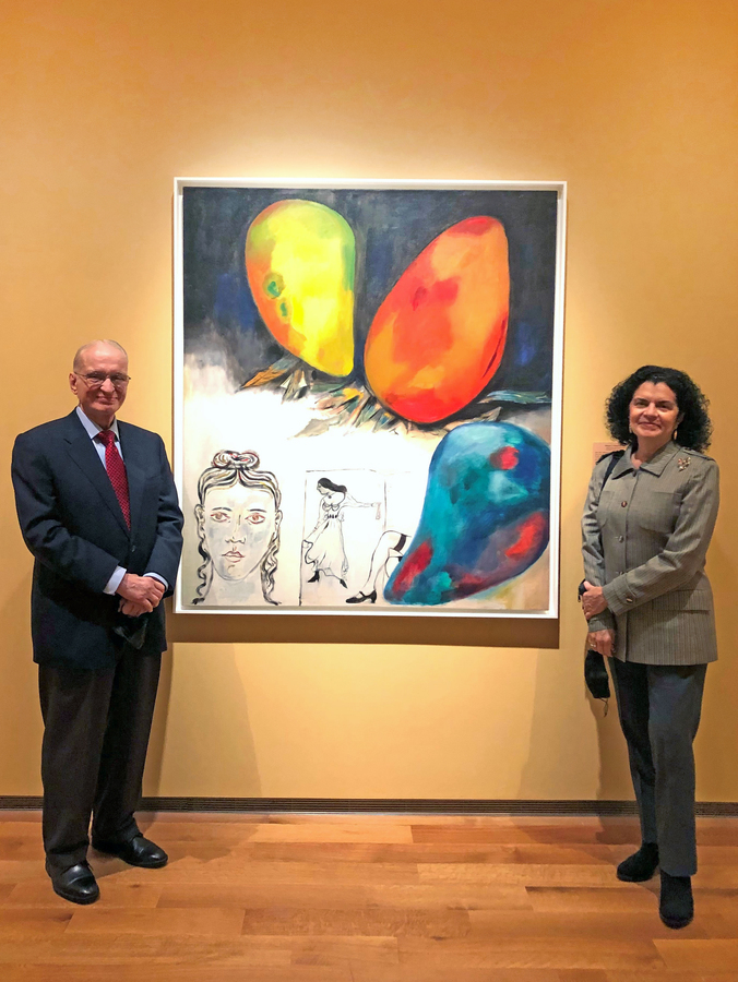 Ram�n and Nercys Cernuda by <i>Mangos,</i> 1967<br>
from the Grier Collection.<br><br><br>