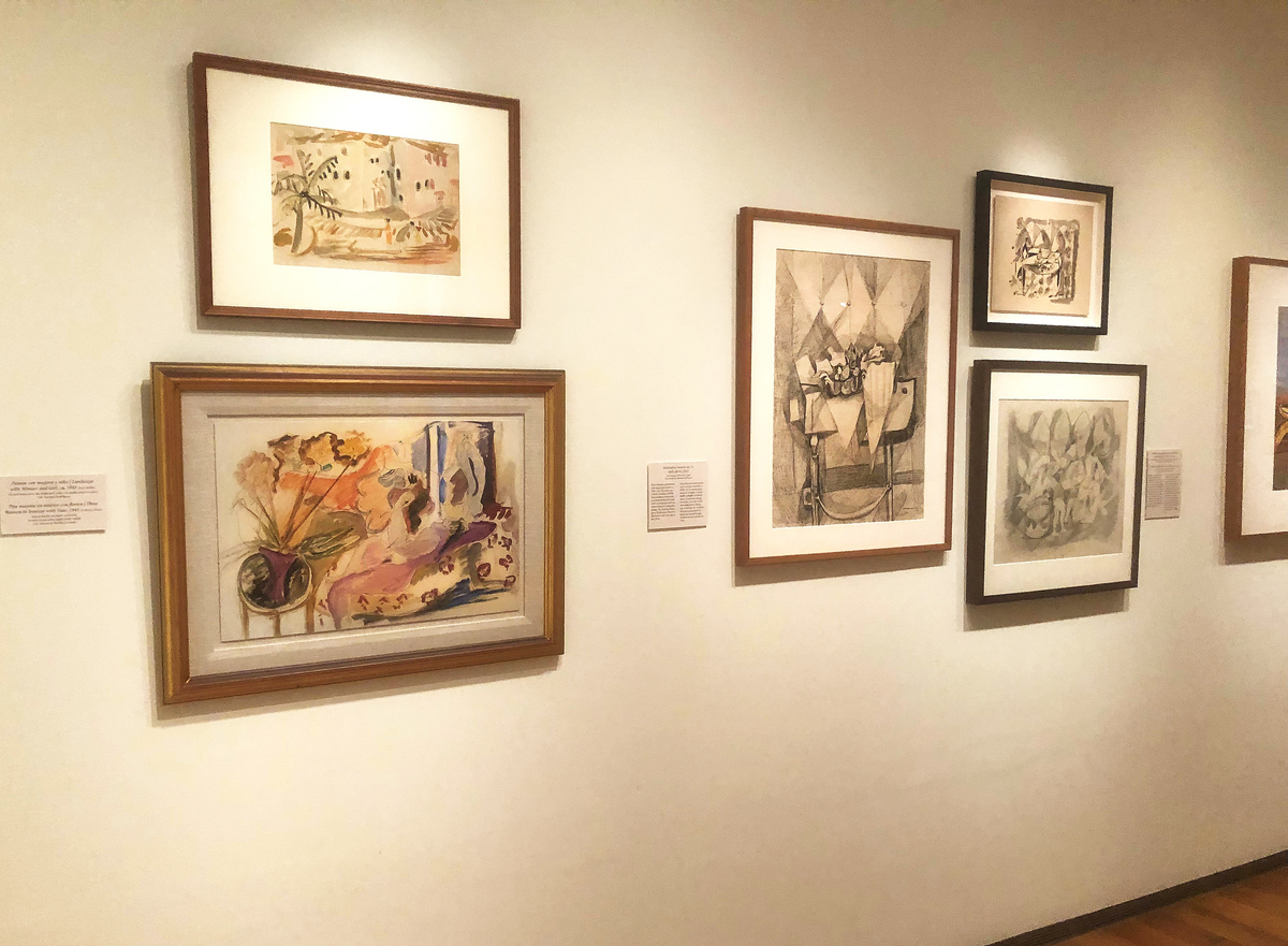 A sampling of masterful works on paper featured in the exhibition.<br><br><br>