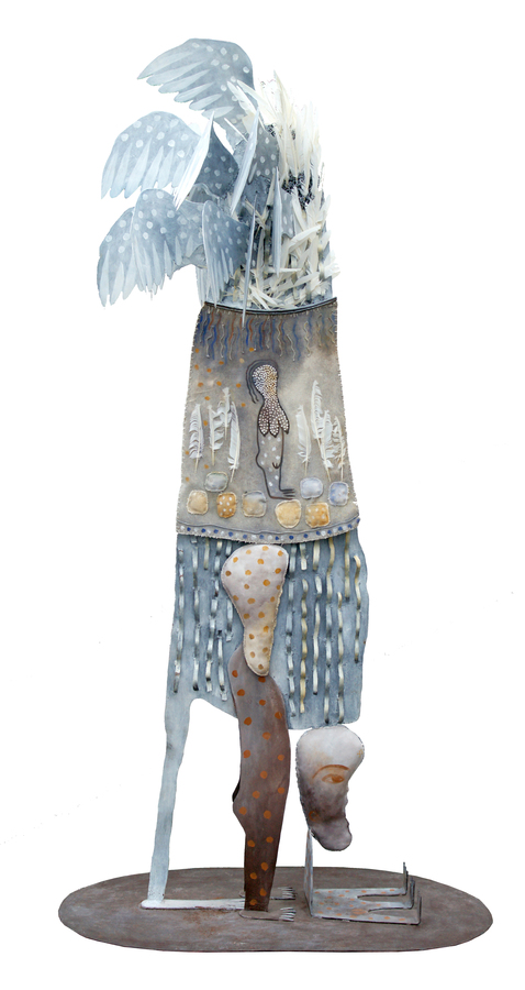<br><br>MANUEL MENDIVE (b. 1944)<br>
Natural Refuge [from the series �Vital Energies�] <br>
(<i>Refugio Natural [de la series, �Energ�as Vitales�</i>]), 2010 <br>
mixed media sculpture<br>
88 x 22 x 44 inches <br><br>
<br>

Illustrated in <i>IMPORTANT CUBAN ARTWORKS, </i> Volume Fifteen, page 136.<br><br>

Exhibited in <i>Mendive, la Luz y las Tinieblas,</i> Jos� Luis Cuevas Museum, <br>Mexico City, Mexico, 2011. <br><br>

Exhibited in Sotheby�s, New York, November 20, 2015, and illustrated<br>
in the corresponding auction catalog,<br> lot no. 180. <br><br>

Illustrated in the book <i>Mendive,</i> Collage Ediciones, <br>Havana, 2015, page 214.<br><br><font color=red><b>AVAILABLE</font><br><br><br><br><br>
