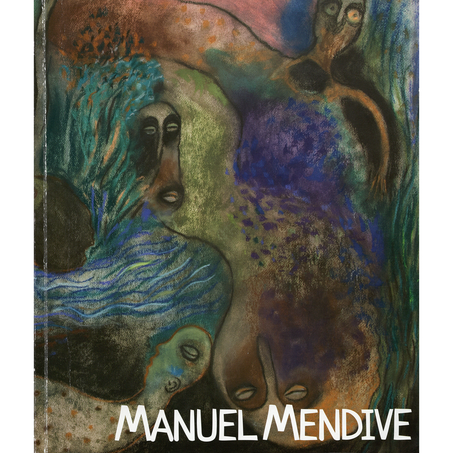 Front cover of the catalog for the two-museum solo show <i>Things That Cannot Be Seen Any Other Way: The Art of Manuel Mendive</i>, at the California African American Museum, Los Angeles, California, from April- October, 2013; The Patricia & Phillip Frost Art Museum, Miami, Florida, November 16, 2013- January 26, 2014. The work appears listed on page 55.<br><br><br><br><br>
