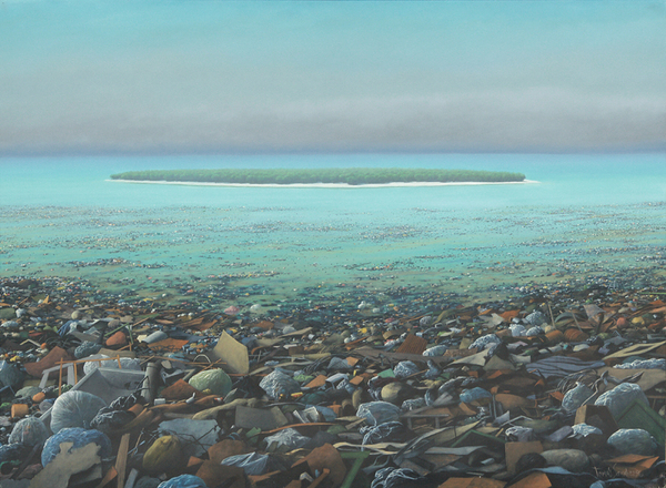 <b>Tomás Sánchez</b><br>
Isla<br>
<i>(Island)</i>, 1996<br>
acrylic on canvas<br>
42 3/4 x 58 inches<br><br>
<i>Illustrations:</i><br>
Illustrated in <i>Important Cuban Artworks, Volume Eight, Cernuda</i> Arte, Coral Gables, Florida, November 2009, page 82.