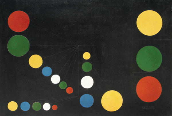 Lol Soldevilla<br>Sin Ttulo, Mundo Celestial<br>(<i>Untitled, Celestial Realm</i>), 1956<br>mixed media on cardboard<br>26 3/4 x 39 inches</br><br>This painting is accompanied by a photo-certificate of authenticity, signed by Flora Carranza Barlea, granddaughter of the artist.