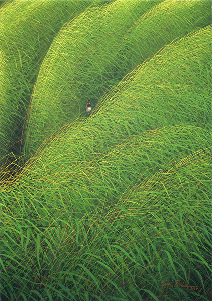 MIGUEL FLORIDO<br>
I Want To See You Again<br>
(<i>Quiero Volver a Verte</i>)<br>
2014<br>
oil on canvas<br>
13 1/2 x 9 3/4 inches<br><br>
Illustrated in <i>Important Cuban Artworks, Volume Thirteen, Cernuda</i> Arte,<br> Coral Gables,
Florida, December 2015, page 139.
