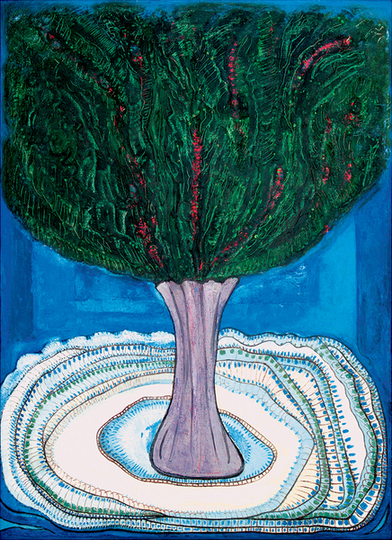 AMELIA PEL�EZ<br> Ferns,<br><i> (Helechos)</i>,<br> ca. 1935,<br> oil on canvas,<br> 40 1/2 x 29 5/8 inches<br><br>
<i>Provenance:</i><br> Private Collection, Pembroke Pines, Florida.<br>
This painting is also accompanied by a photo-certificate of authenticity signed by<br>
Jos� Veigas Zamora and Ram�n V�zquez D�az, dated January 5, 2015.<br><br>Illustrated in IMPORTANT CUBAN ARTWORKS,<br> VOLUME FOURTEEN, Cernuda Arte, Coral Gables, FL,<br> December 2016, pg. 23.
