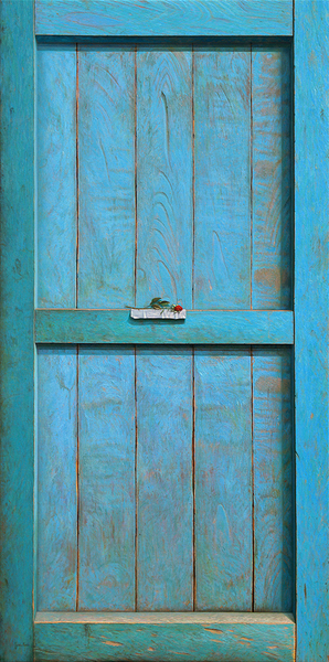 MIGUEL FLORIDO<br> 
Your Tenderness<br>
(<I>Tu Ternura</I>), 2016<br>
oil on canvas<br>
78  x 39 inches<br>
