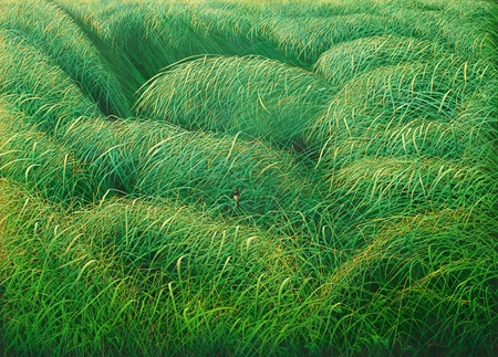 MIGUEL FLORIDO<br>
Endless Love<br>
(<I>Amor Infinito</I>), 2015<br>
oil on canvas<br>
50 �� x 70 �� inches<br><br>
