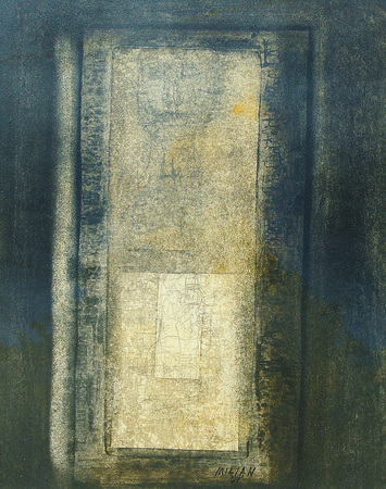 RAL MILIN<br>
Liason<br>
<i>(Vnculo)</i>, 1961<br>
mixed media on paper<br>
15 x 11 inches
