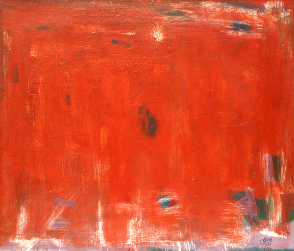 Guido Llin�s <br> Trinidad V<br> (<i>Trinidad V</i>)<br> 1963<br> oil on canvas<br> 32 x 39 1/4 inches<br><br>
<i>Provenance:</i><br> Private Collection, Madrid, Spain.<br>
Also signed, titled and dated on the back of the work.<br><br>
Illustrated in <i>Important Cuban Artworks, Volume Fifteen, Cernuda</i> Arte,<br>
Coral Gables, Florida, November 2017, pg. 179.