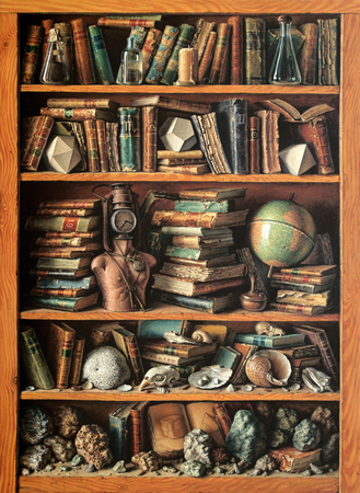 JOEL BESMAR (b. 1968) <br>
The Soul of the Universe <br>
(<i>Anima Mundi</i>), 2017 <br>
oil on canvas <br>
78 � x 57 � inches <br>


