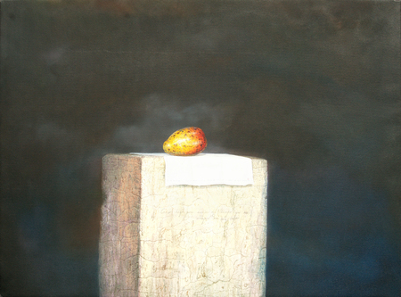 MIGUEL FLORIDO (b. 1980) <br>
How Can I Escape from Time? <br>
(<i>�C�mo Hago para Escapar del Tiempo?</i>), 2006<br>
oil on canvas<br>
23 � x 31 � inches