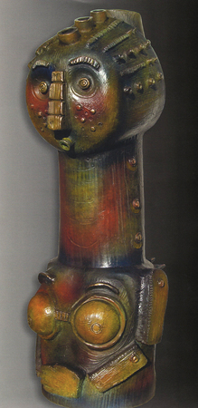 ALFREDO SOSABRAVO (b. 1930) <br>
Girl <br>
(<i>Muchacha</i>), 2011 <br>
bronze sculpture, one of eight <br>
33 � x 12 x 11 � inches
